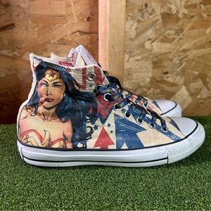 Converse Chuck Taylor All Star Wonder Woman DC Comics Sneakers Shoes Women’s 9